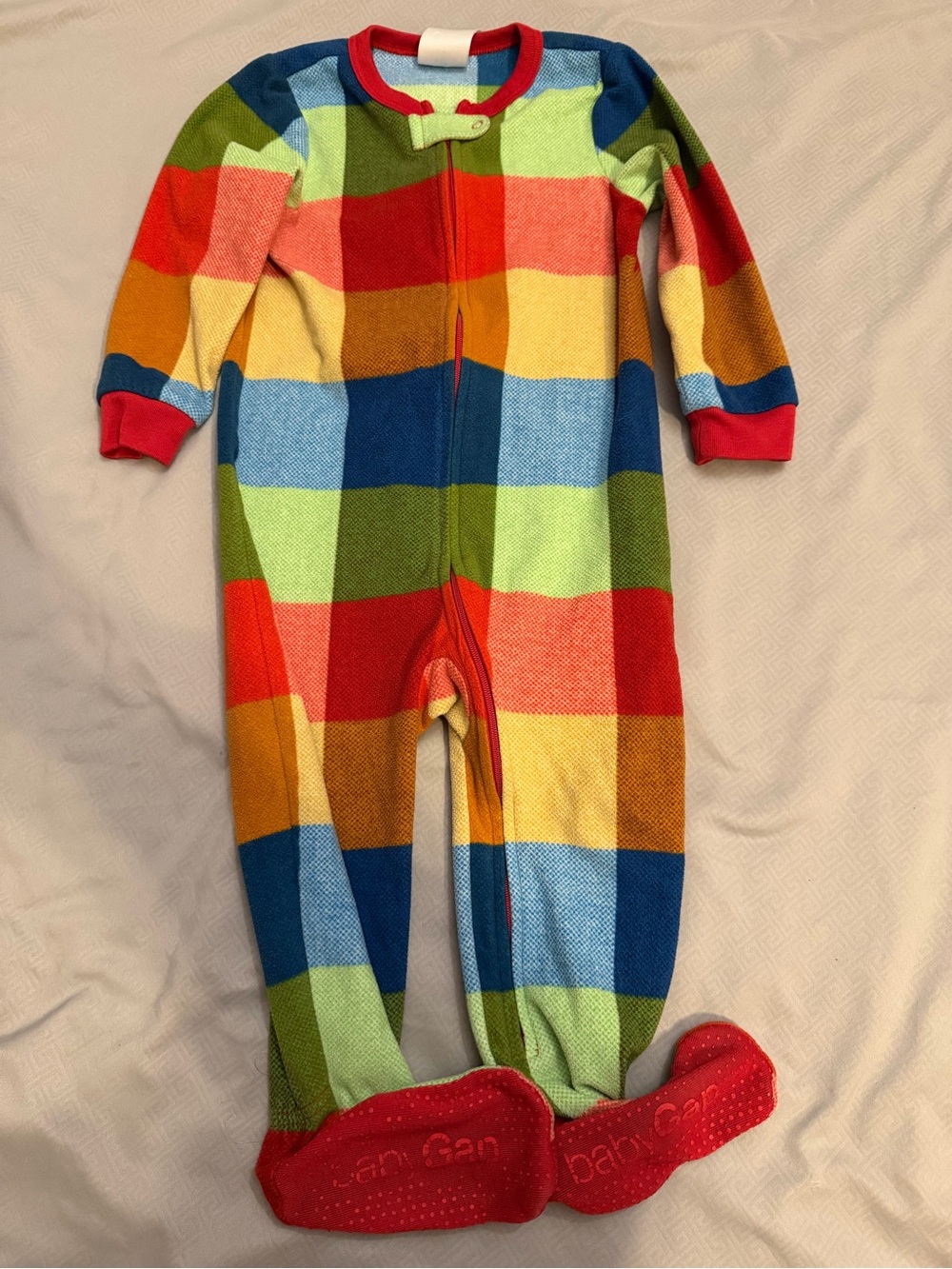 GAP Bright Multicolor Striped Footed One-Piece